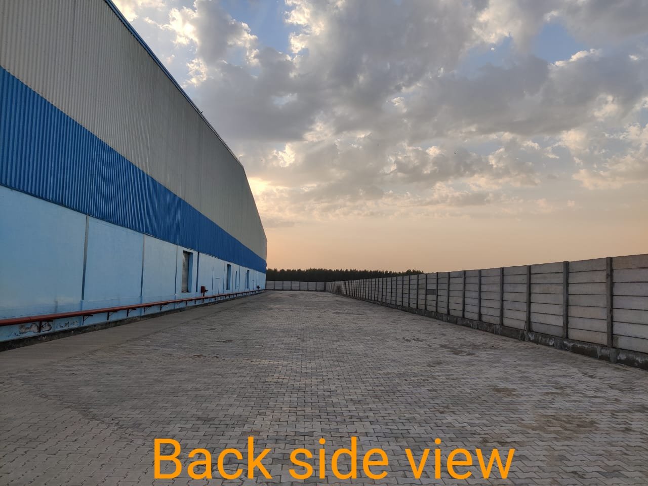 Back Side View of DHDL India Logistics Park
